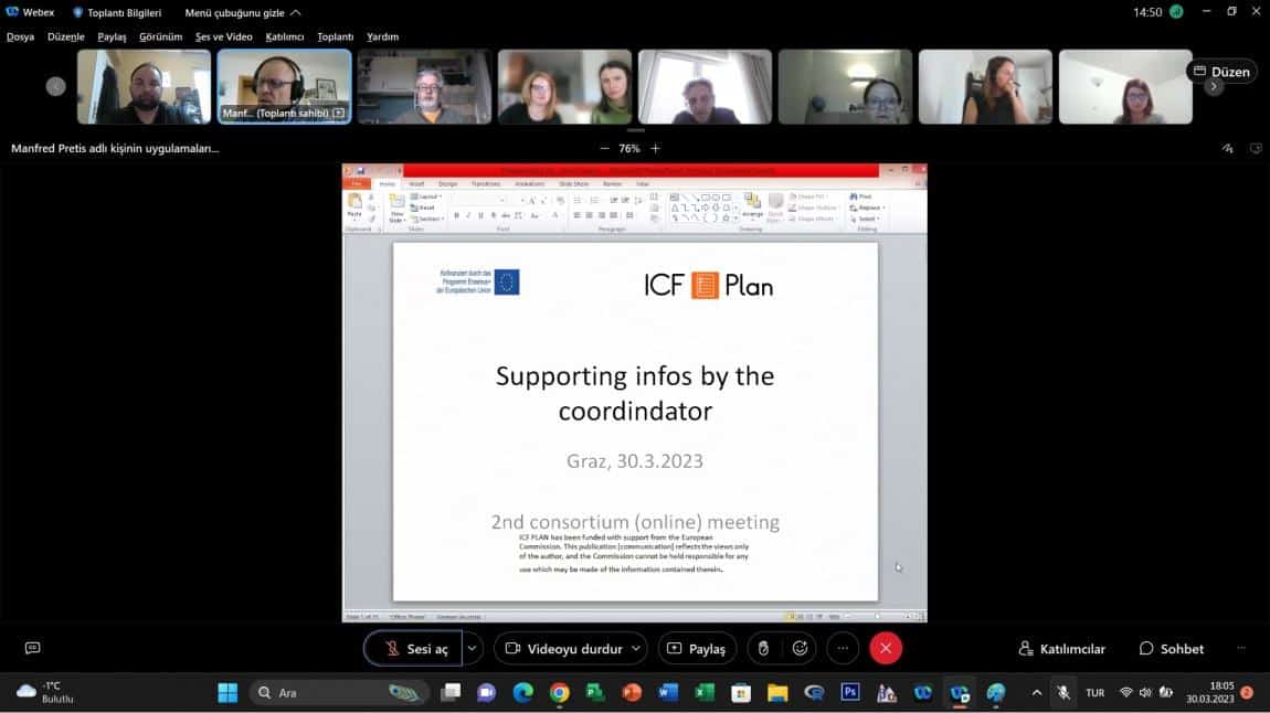 ICF-Plan Erasmus+ Projesi İkinci Konsorsiyum Toplantısı